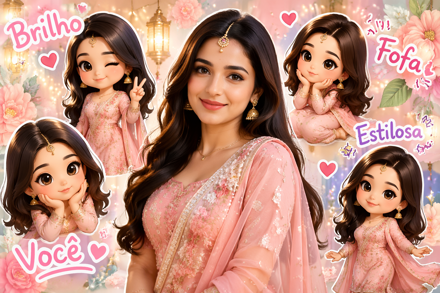 Caracteristici Chibi Cartoon Style AI Photo Editing Prompts