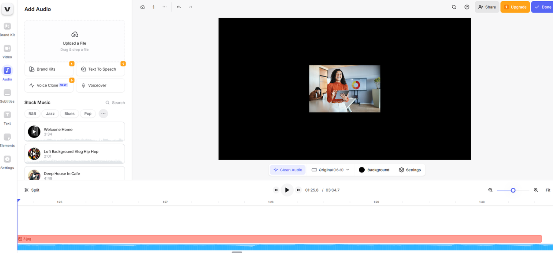 video con foto e produttore di musica
