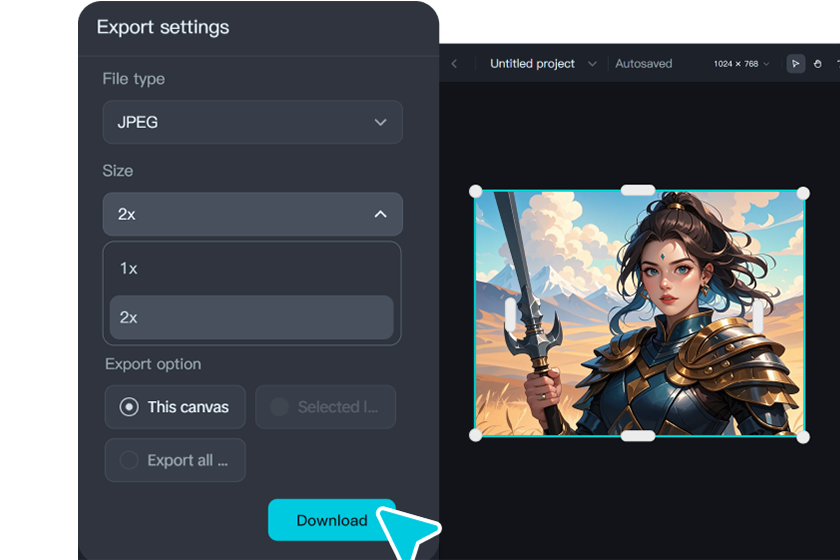Salvați și exportați un avatar AI sau un avatar vorbitor folosind avatar maker