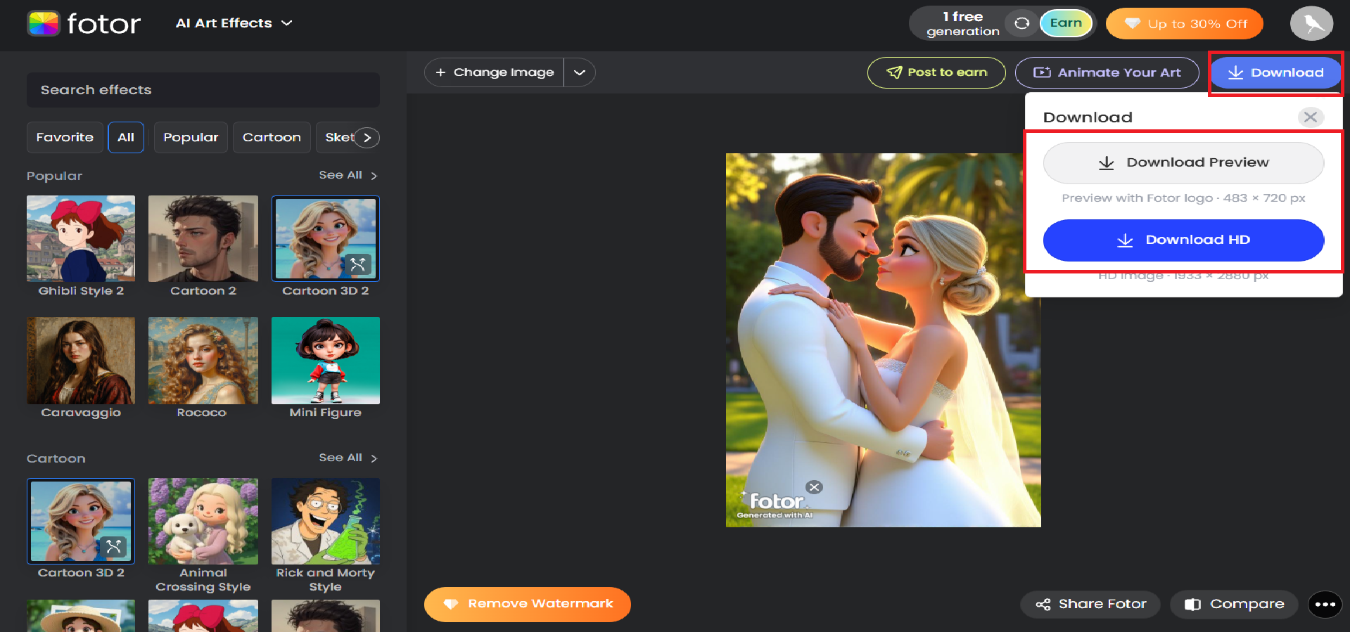 Laden Sie das Hochzeitsportrait herunter.