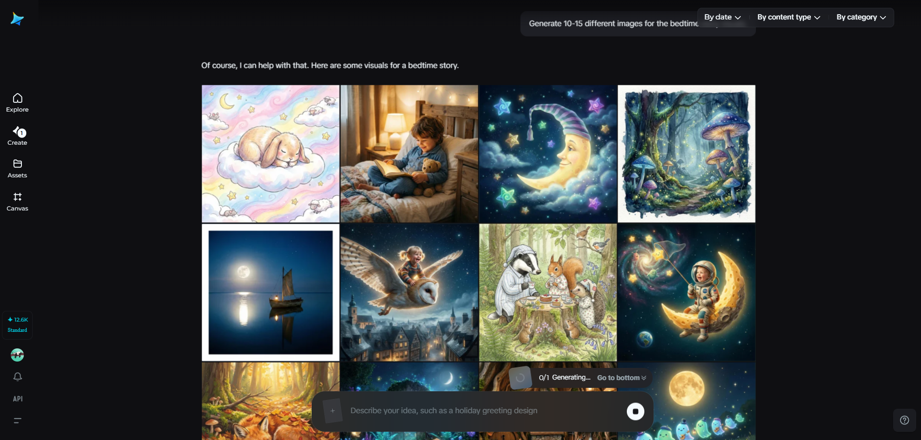 Funzione agente AI in Dreamina
