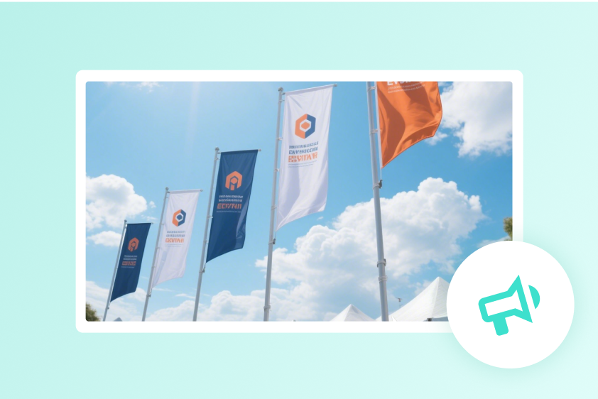  Use the flag maker free to create a custom event flag