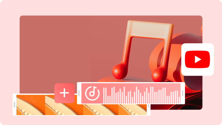 Editarea vocală YouTube și TikTok în CapCut cu forme de undă audio pe cronologie.