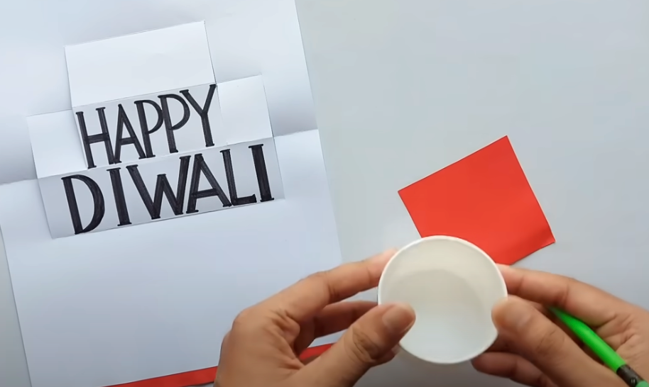 biglietto d'invito per la celebrazione di Diwali