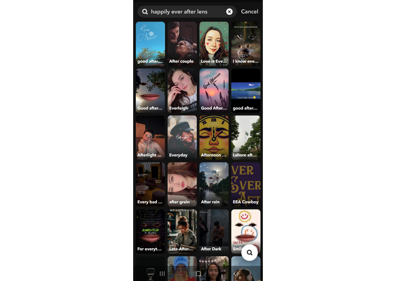 Heureusement pour toujours après le mariage Filtre Snapchat