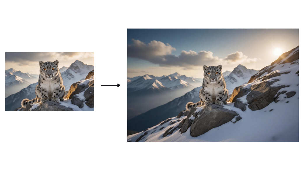 Expand feature in Dreamina