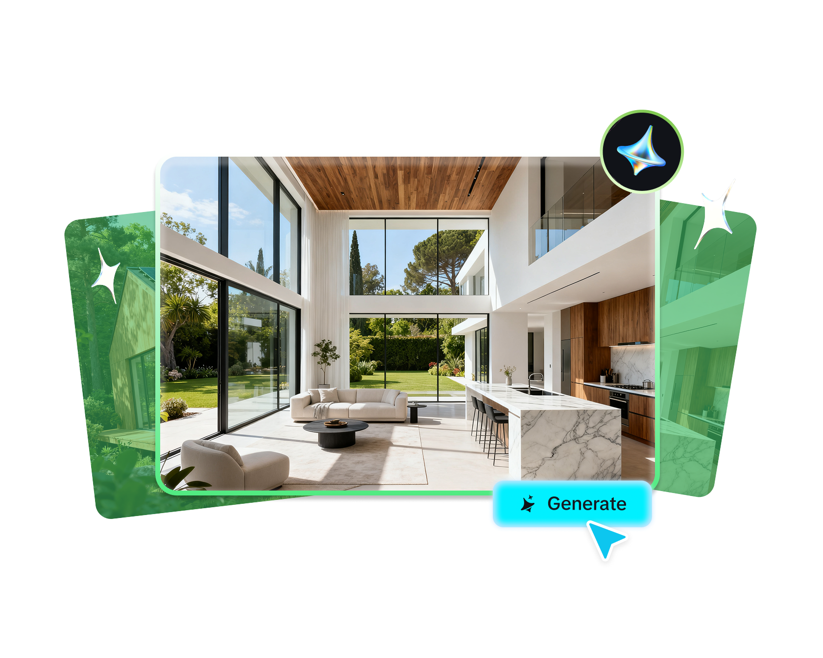 Generator gratuit de design AI pentru case