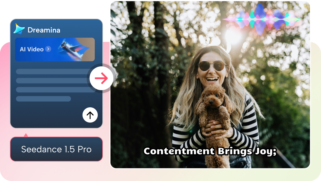 Generate videos with voice dialogue, music & sound effects 