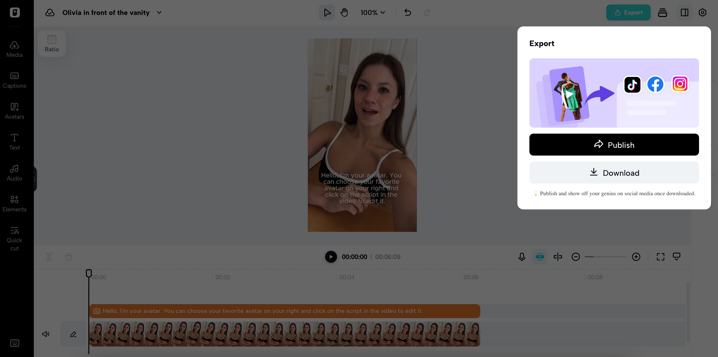 Export and share it