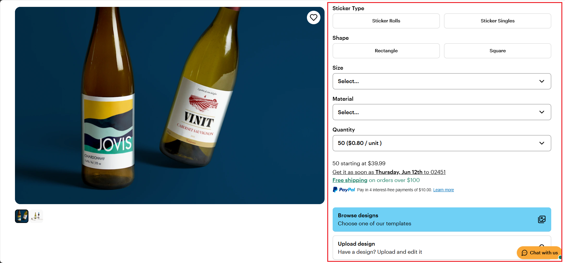 create wine bottle label