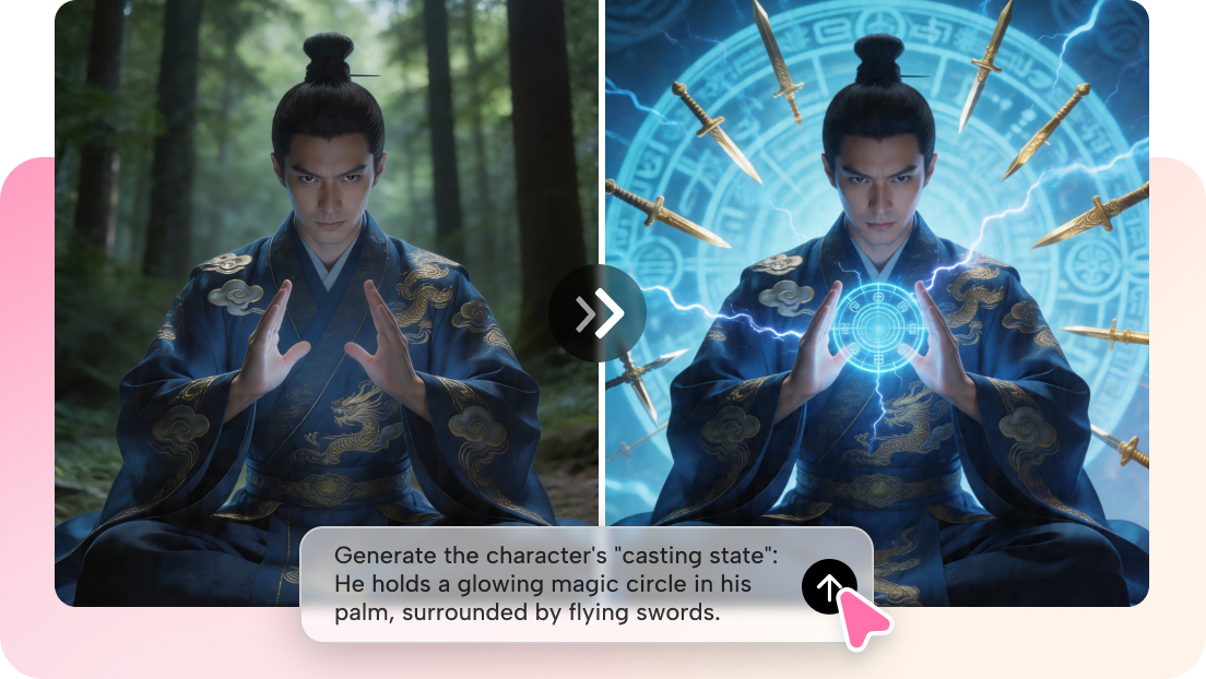 Adicionar IA efeitos de luta de kung fu