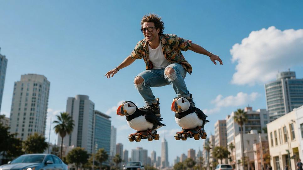 Puffin Ride AI Video Effect hero image