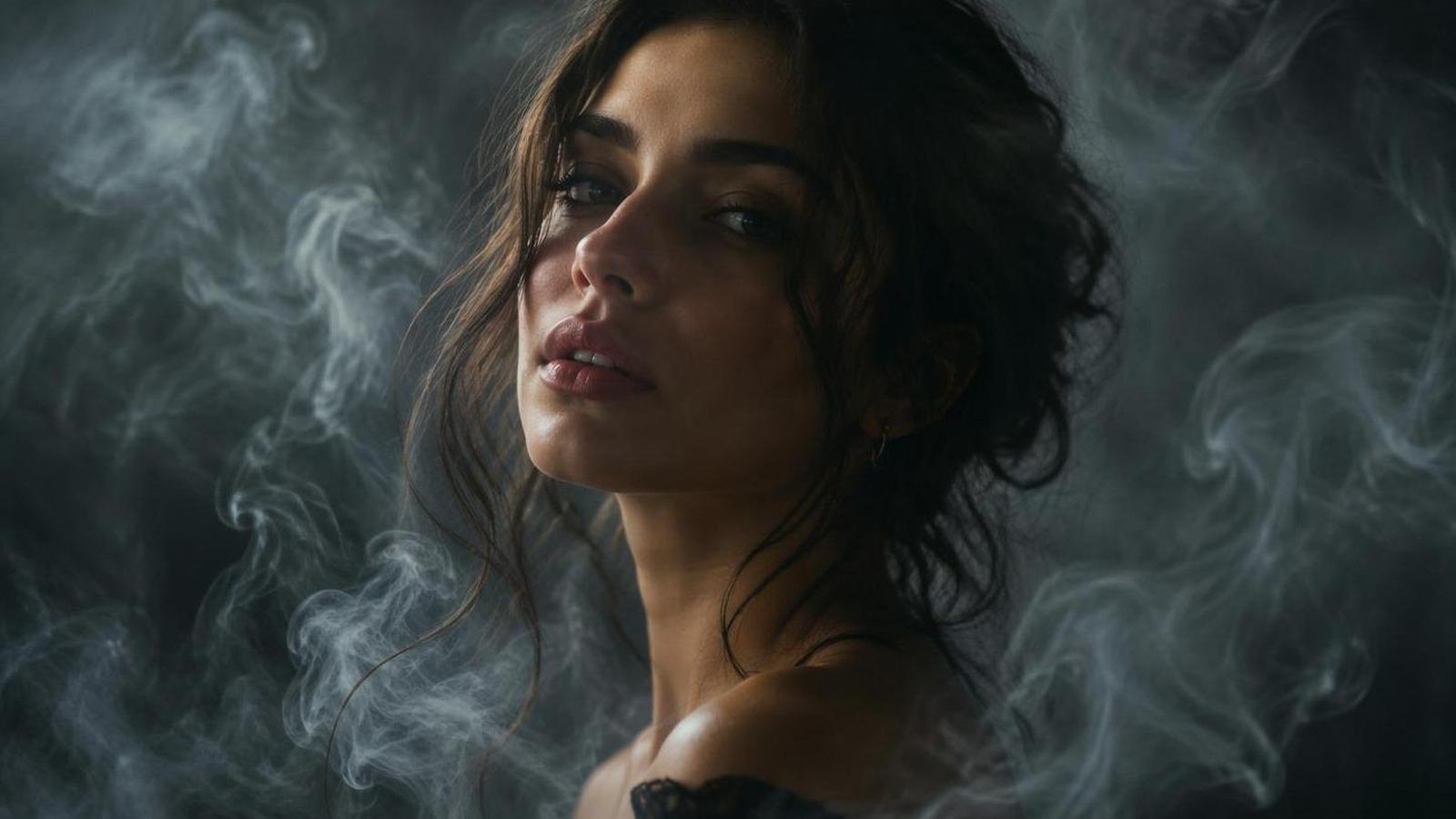animowany dym w tle bohatera AI w 16: 9