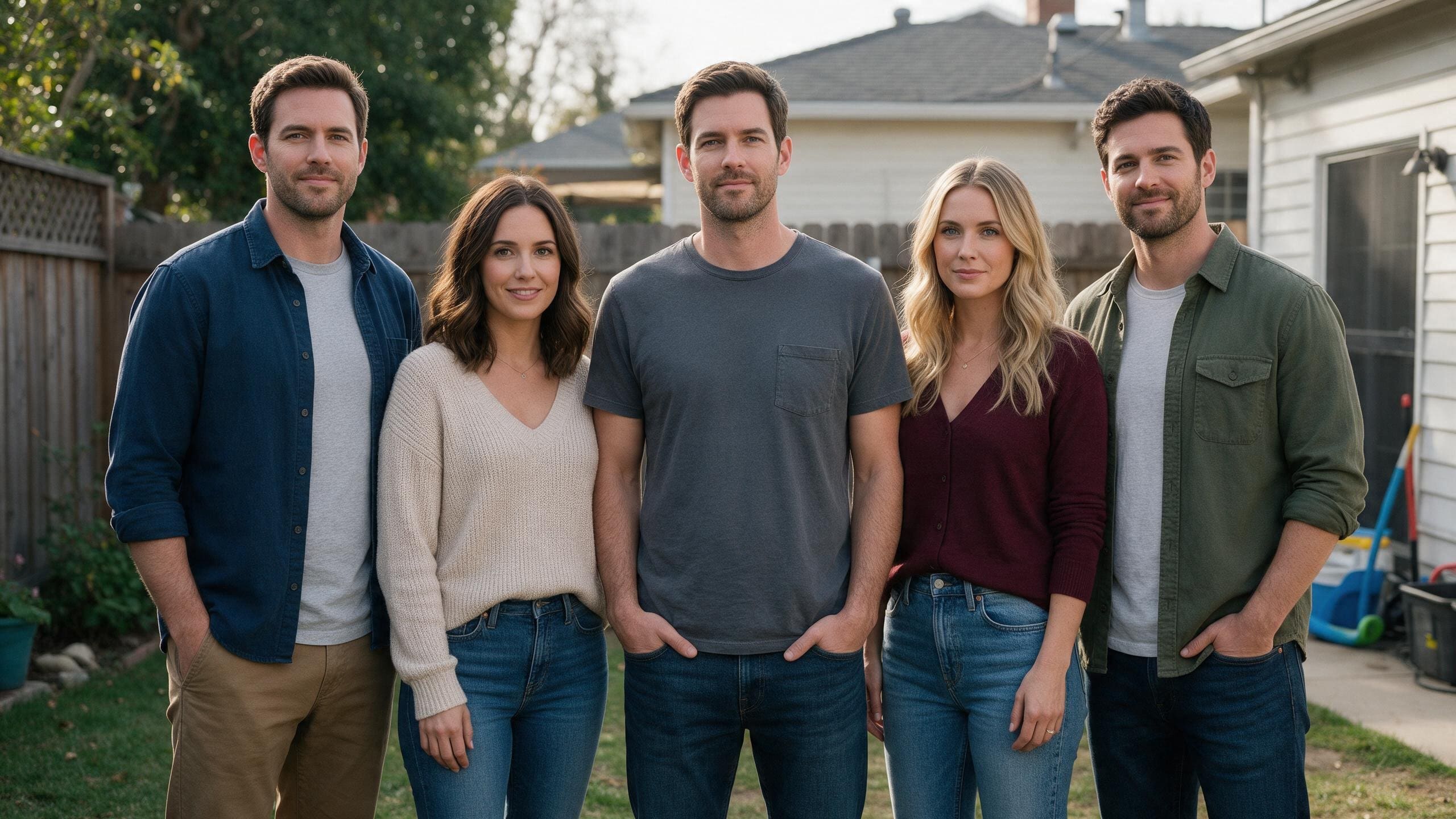 Group photo direct gaze alignment prompt