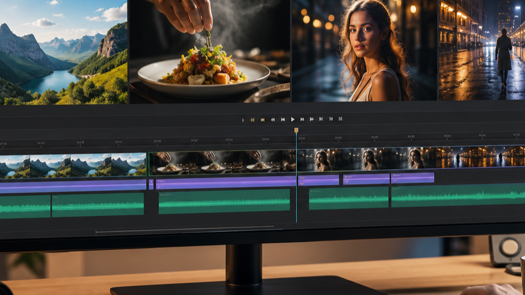 4 Videos 35 Seconds prompt direction 3 original 16:9 visual