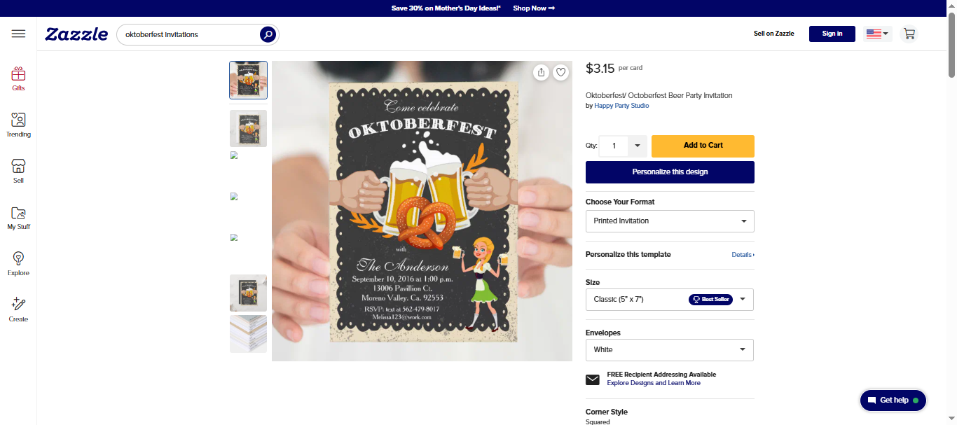 vintage Oktoberfest poster