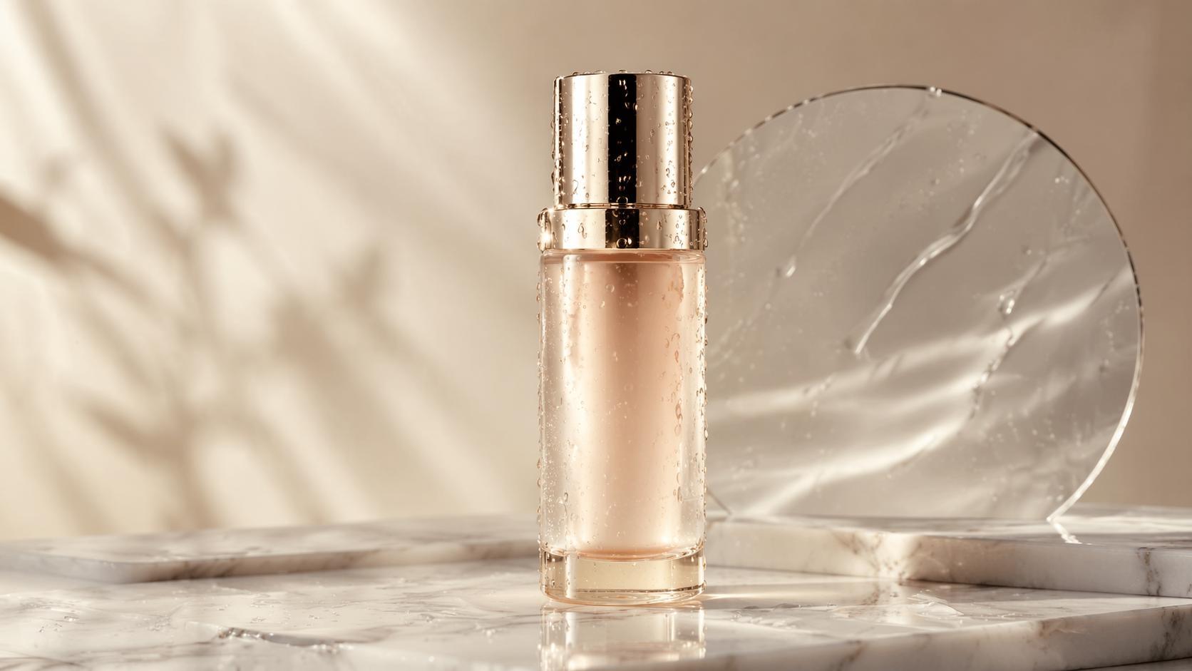Dreamina reused prompt theme image: Luxury skincare ad