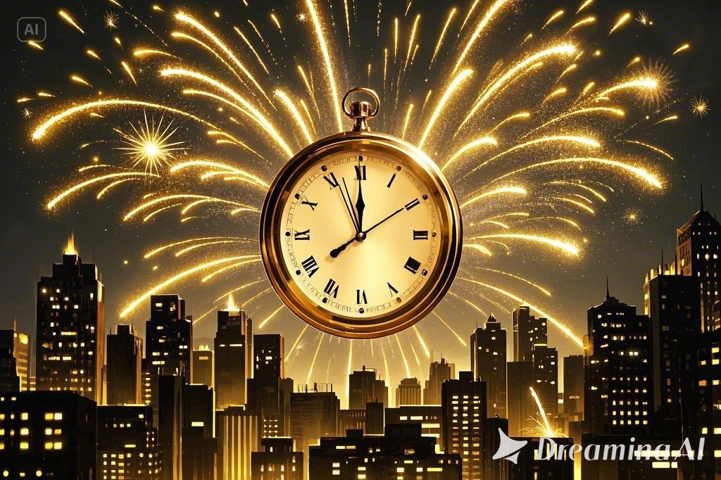 New year coutndown poster
