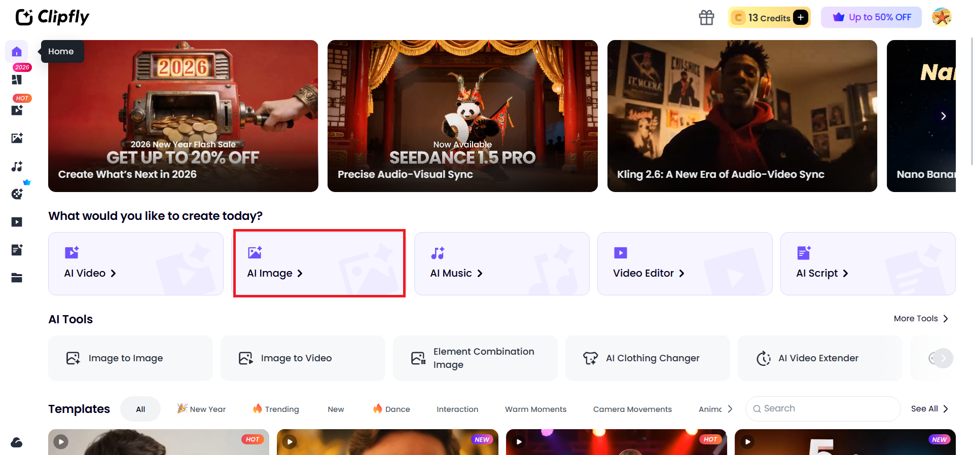 Accesează generatorul de imagini AI