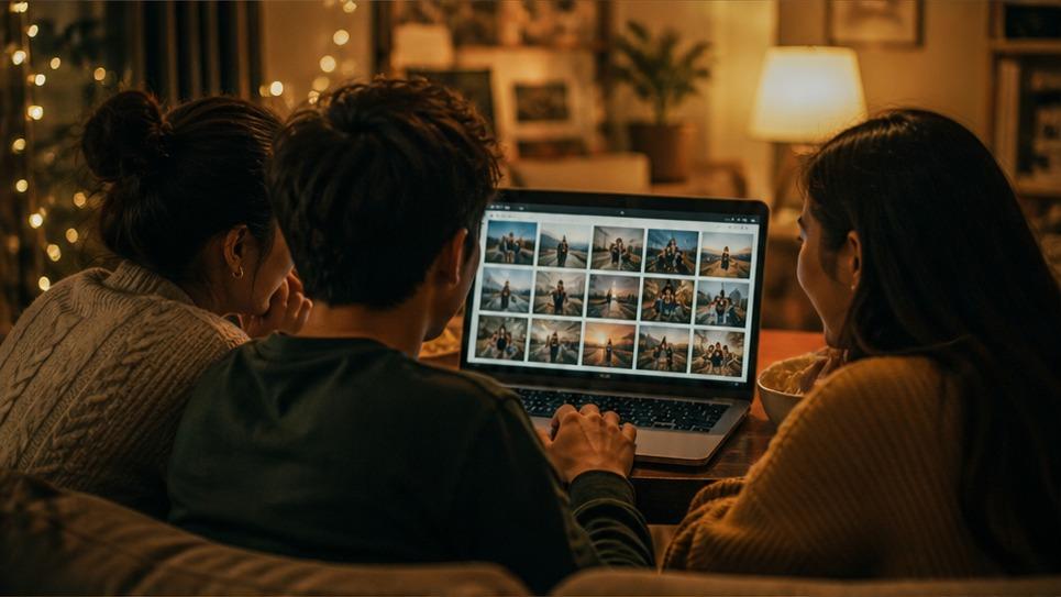 2022 Videos Recap Template — Memory Timeline Flow