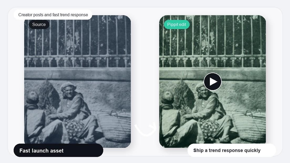Gambar realistis Travel Recap Video Maker untuk posting kreator dan respons cepat terhadap tren