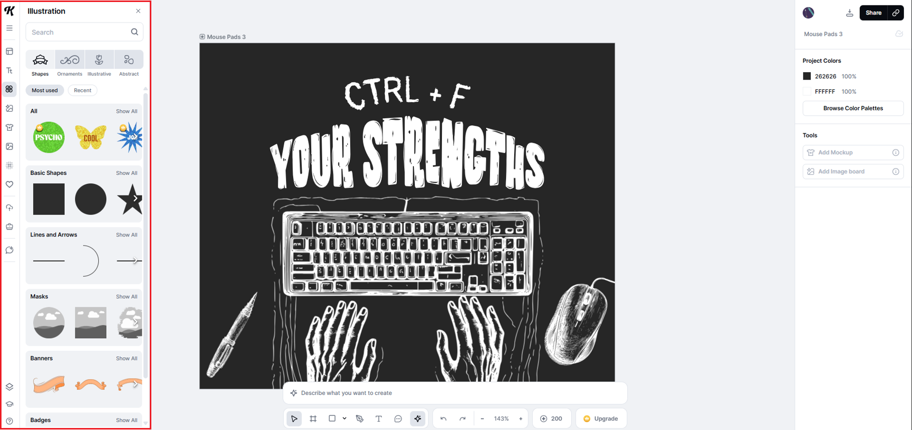 Personalizza il tuo mousepad