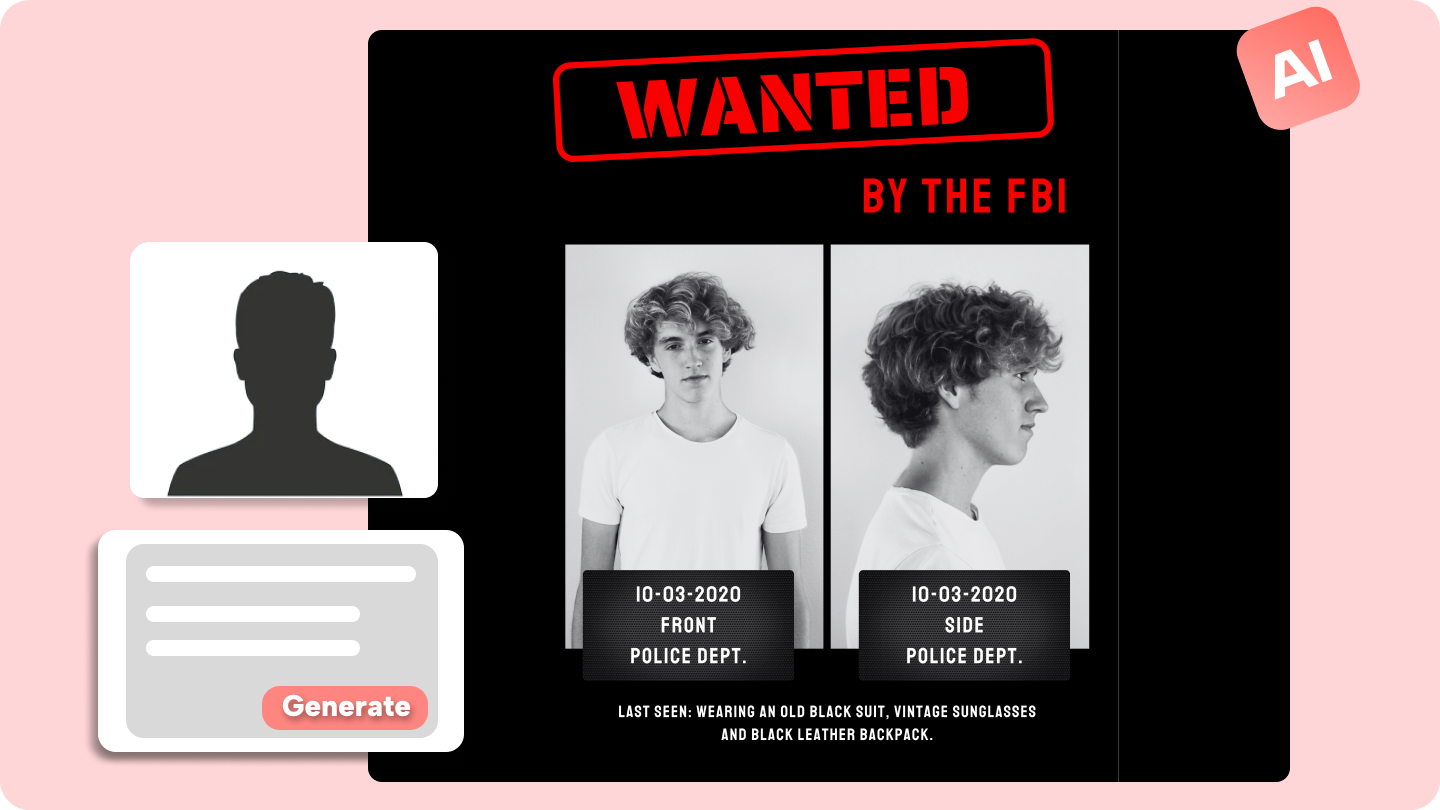 Póster de los más buscados del FBI