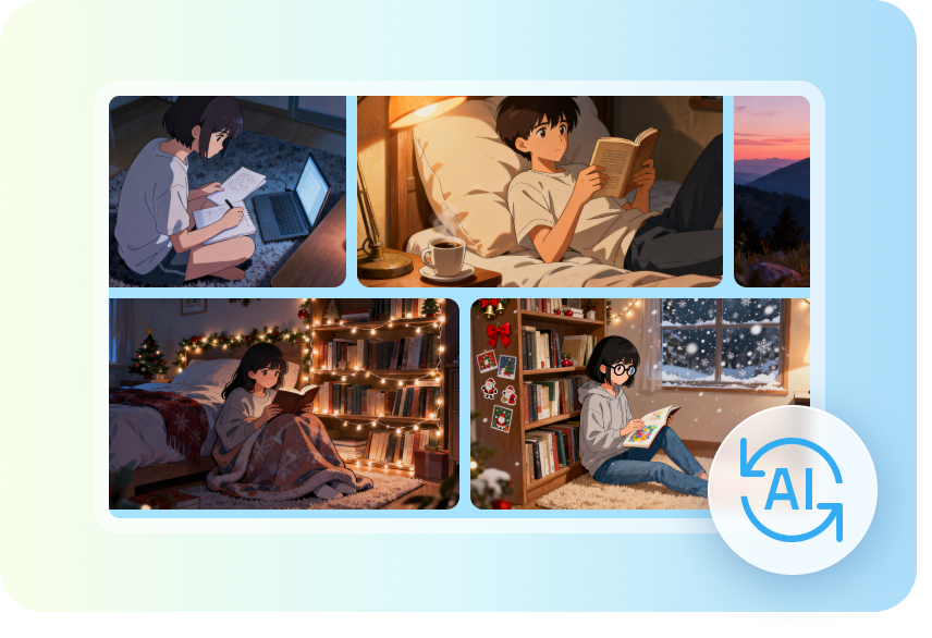 Mga versatile na estilo ng background na lofi