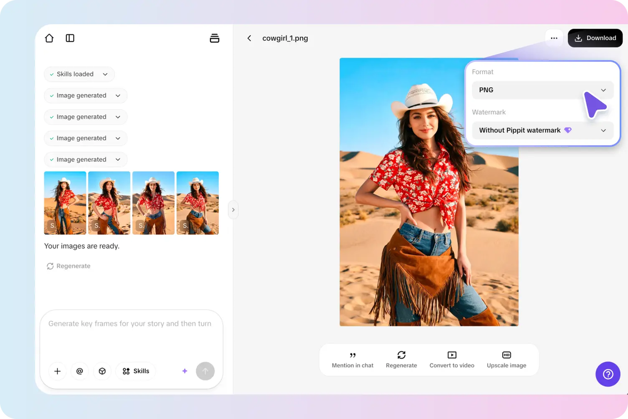 Export your image