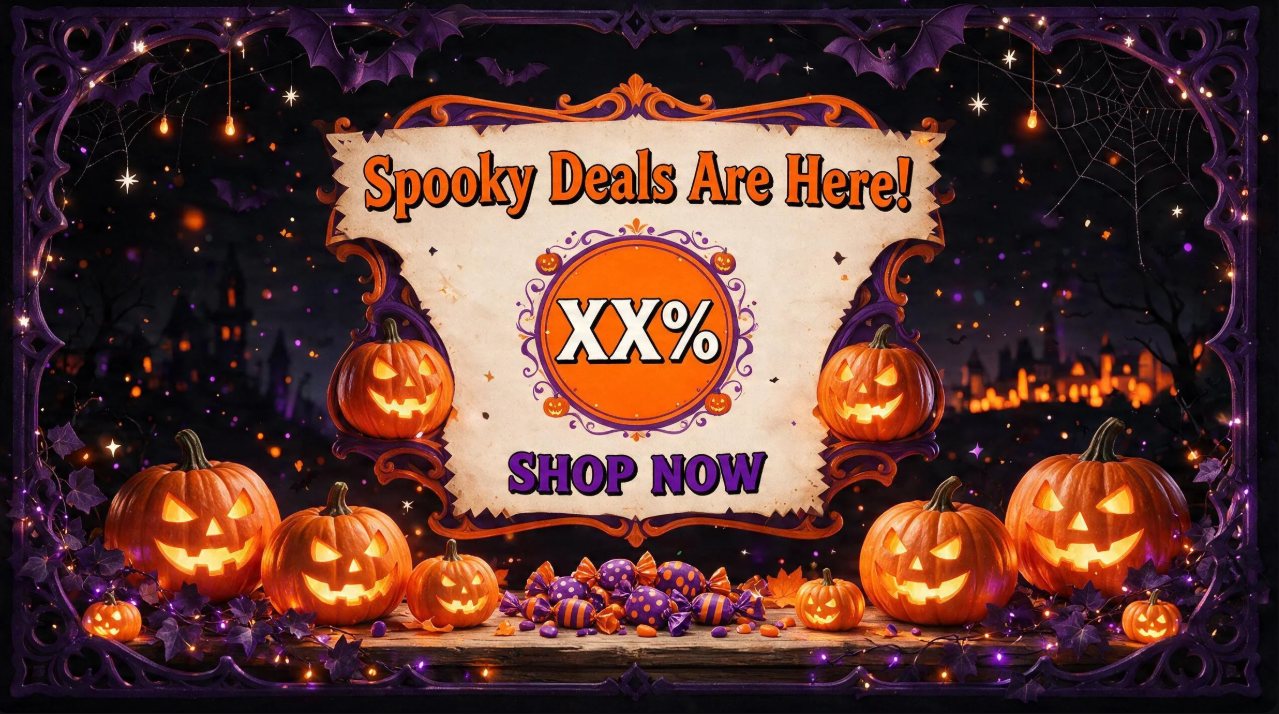 Halloween sale poster