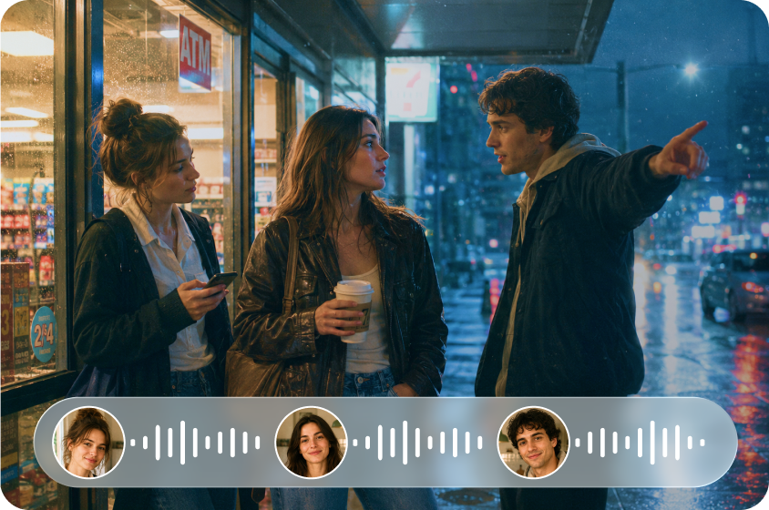 Generazione audio completa in un prompt