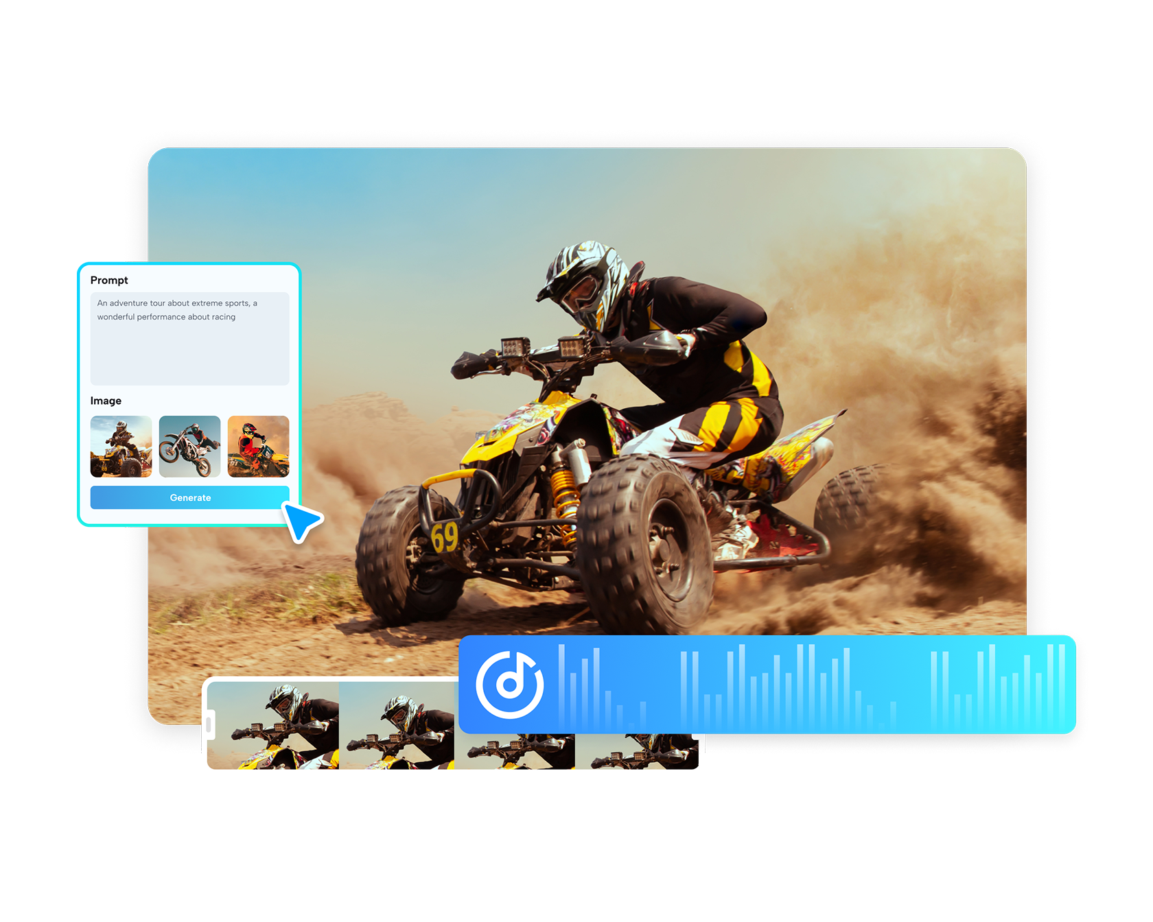 Generador gratuito de videos con IA