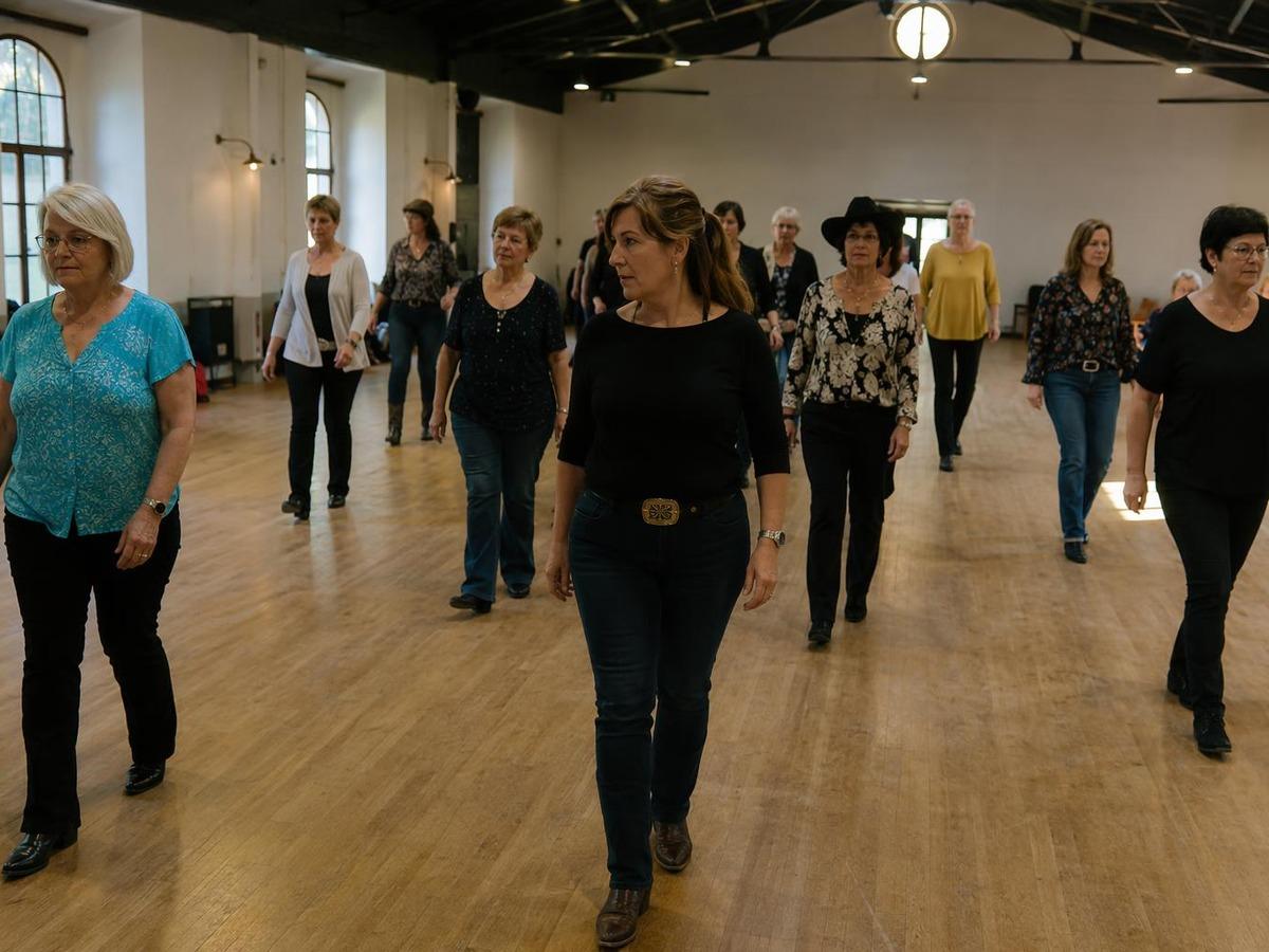 AI line dance generator prompt cover 1 in 4:3