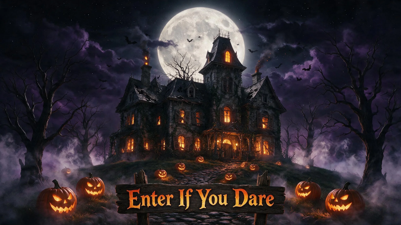 Classic spooky Halloween poster