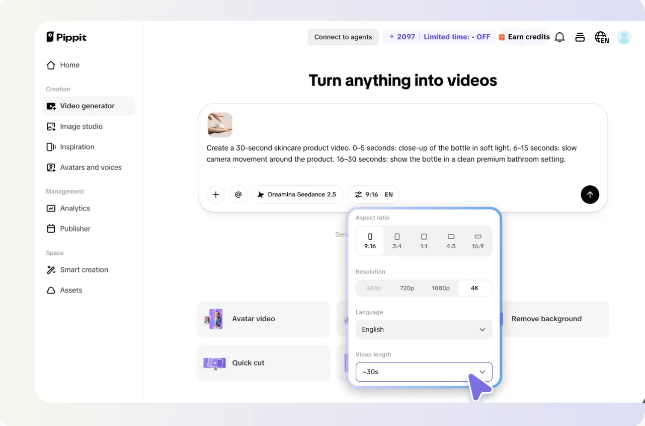 Generate and Refine Your Video