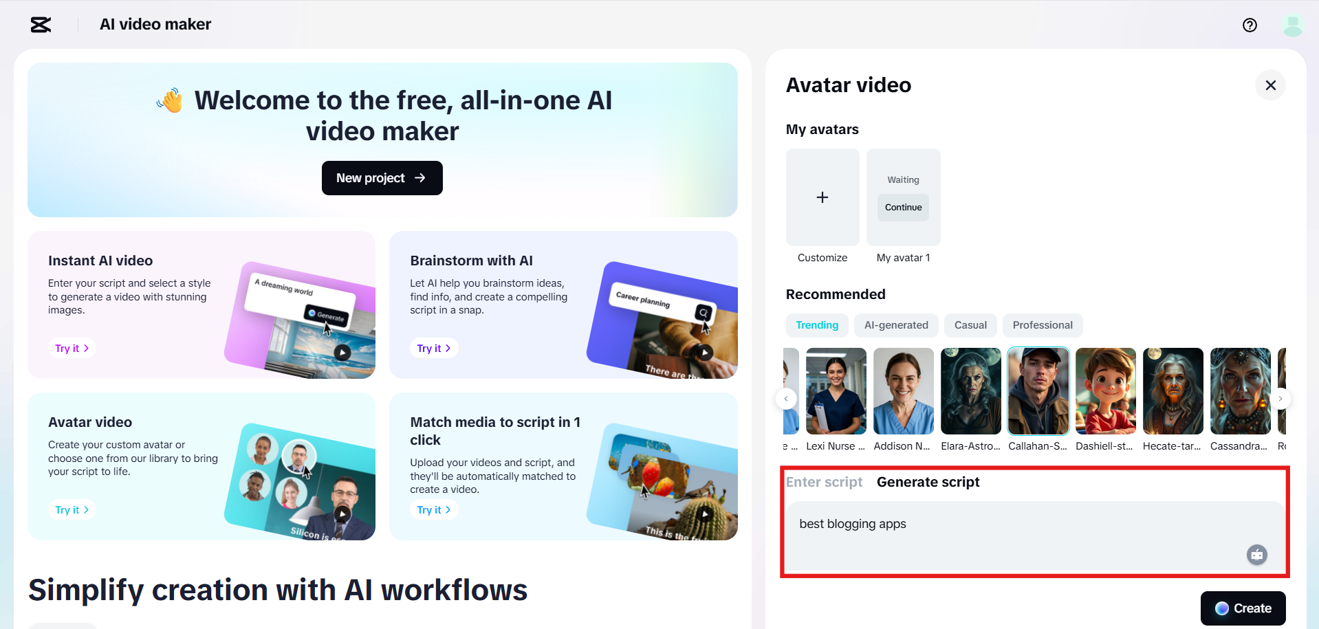 Smart AI writer