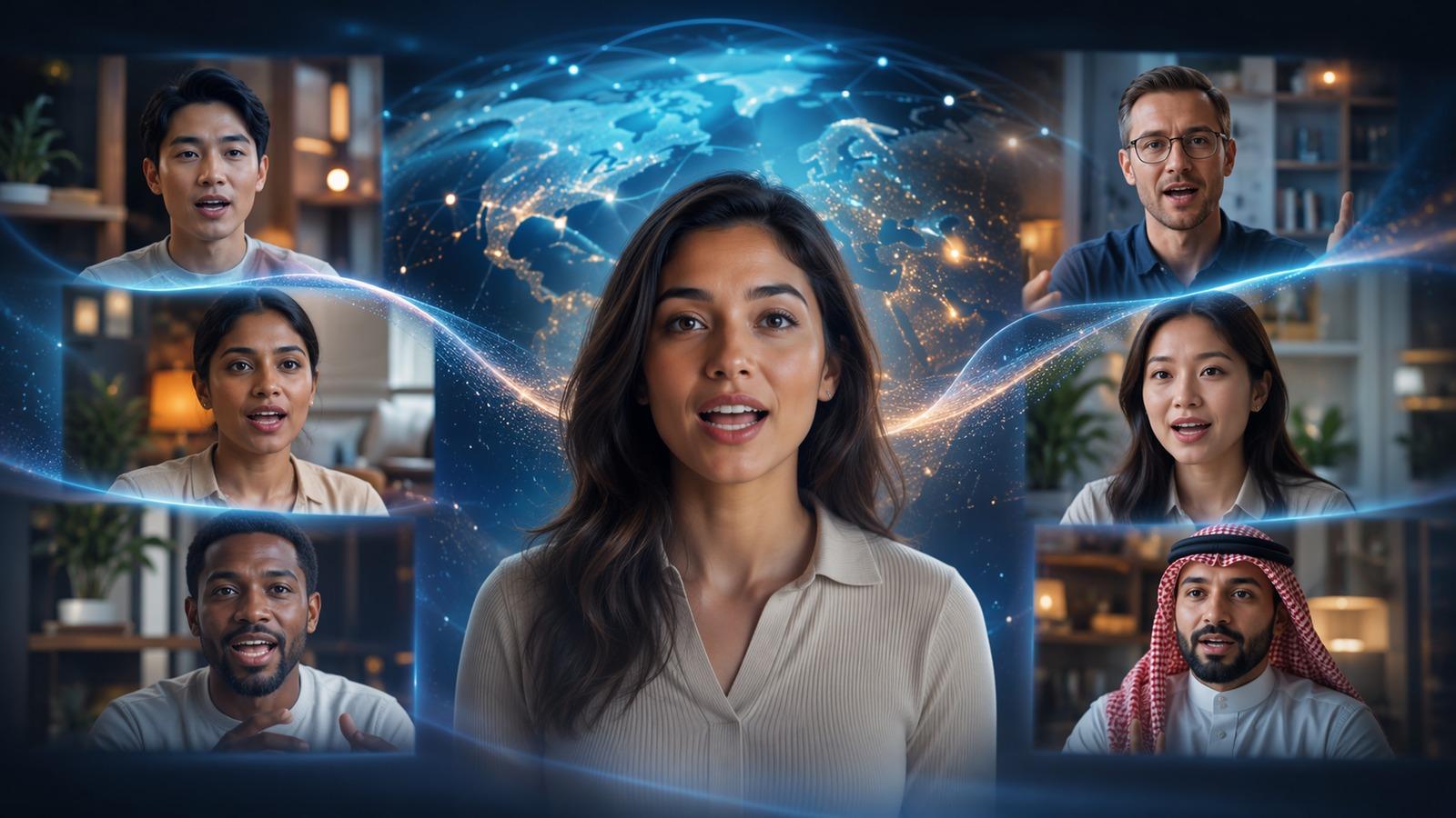 multilingual lip sync AI template cover