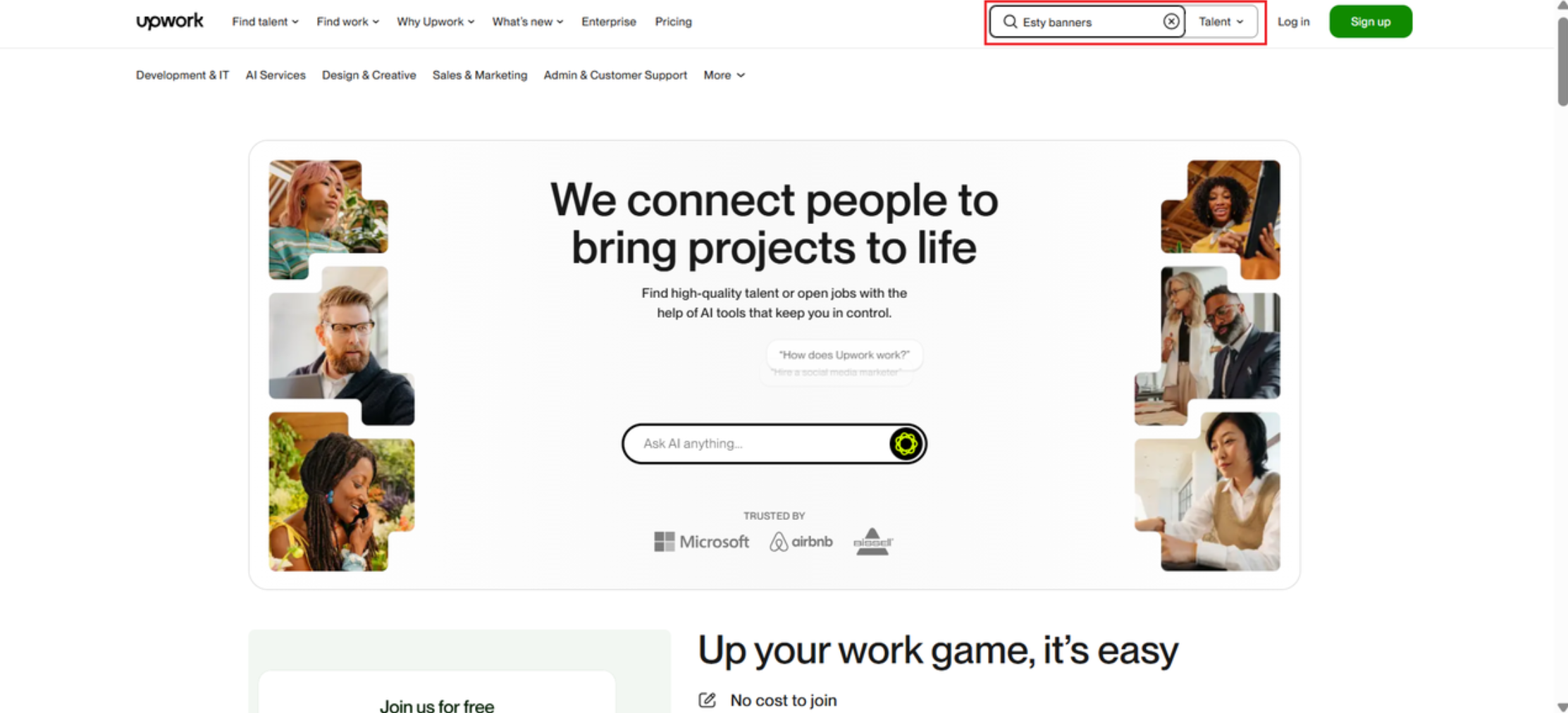 Search for designers