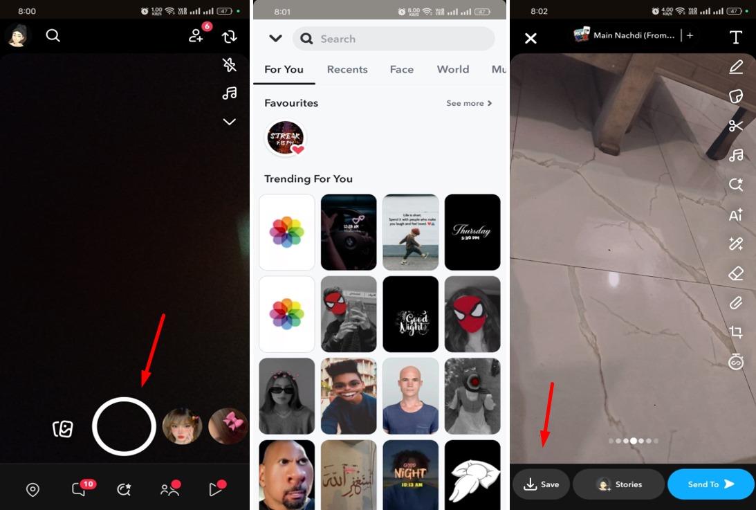 Obrazek pokazujący, jak dodać filtry Snapchata do materiału filmowego