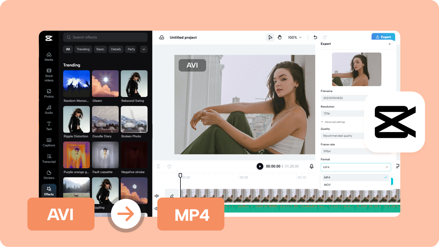 Mac 'te AVI' yi MP4 'e Dönüştürmenin Kolay ve Verimli Yolu