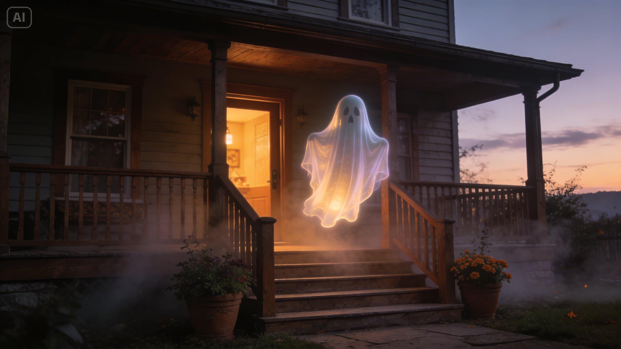 add ghost to photo features