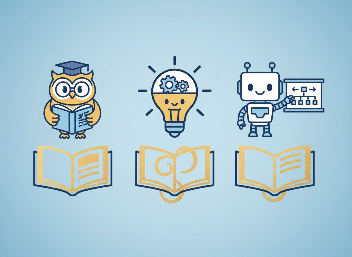 Use case thumbnail: education and explainer visuals paced to narration with consistent characters and icons.