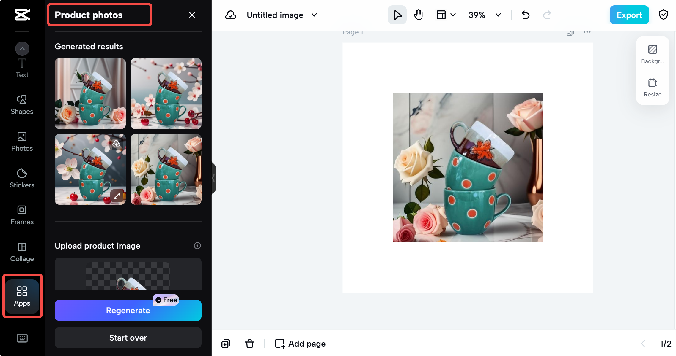 smart replacement product background 
