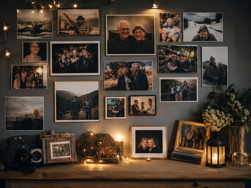 AI Tribute Video prompt example 3 - Friendship memory video