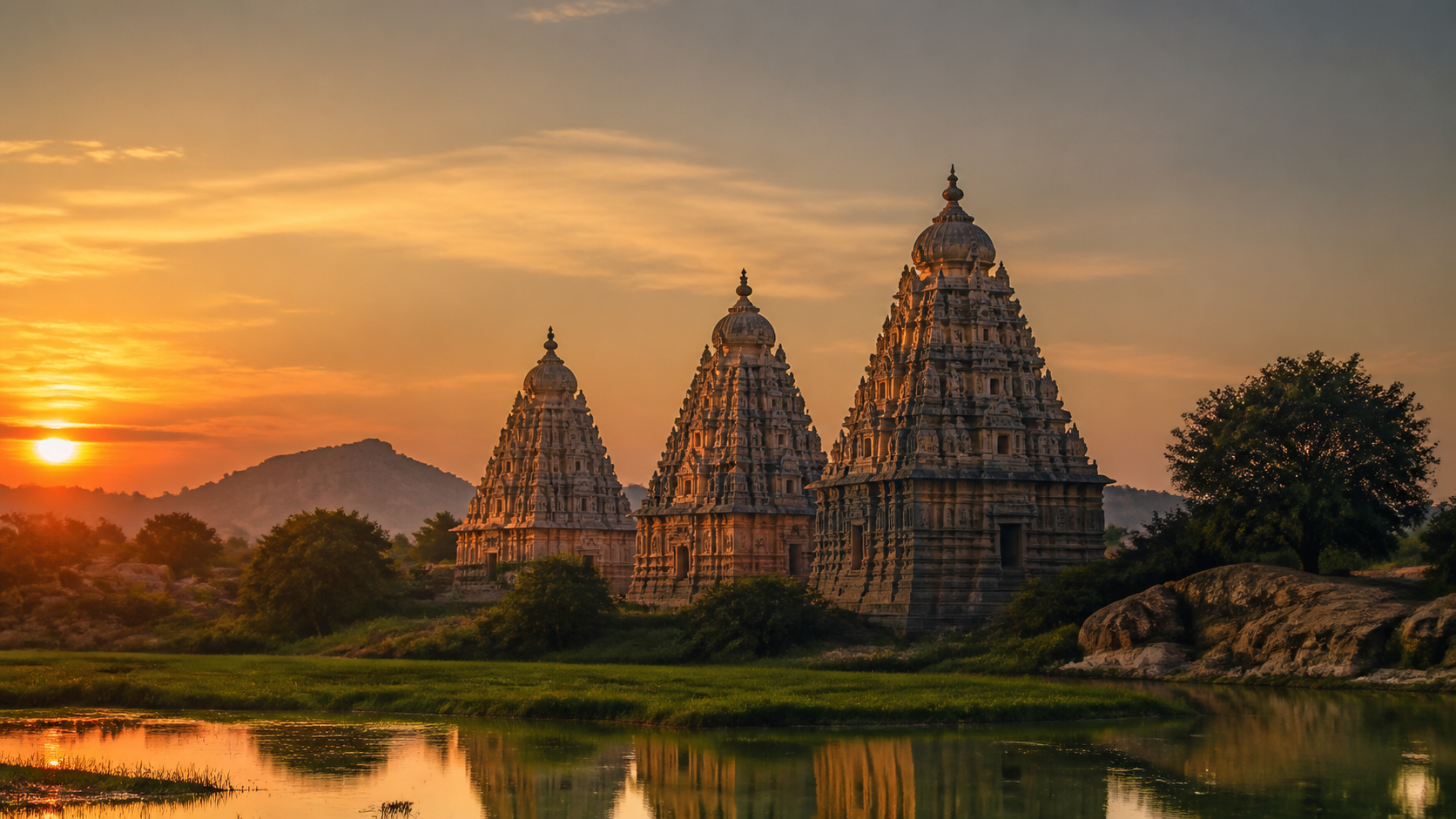 Three-landmark journey