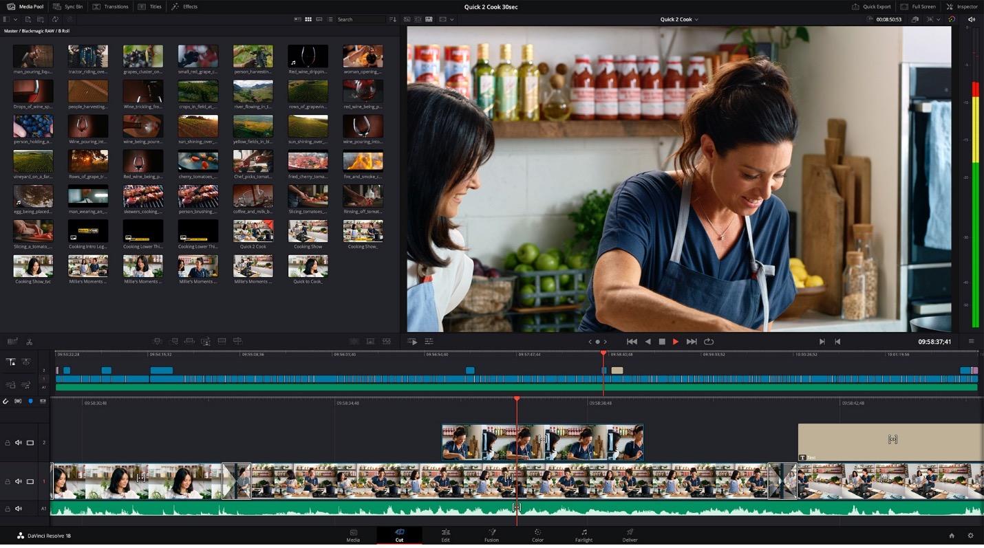 DaVinci Resolve - 무료 비디오 편집 소프트웨어
