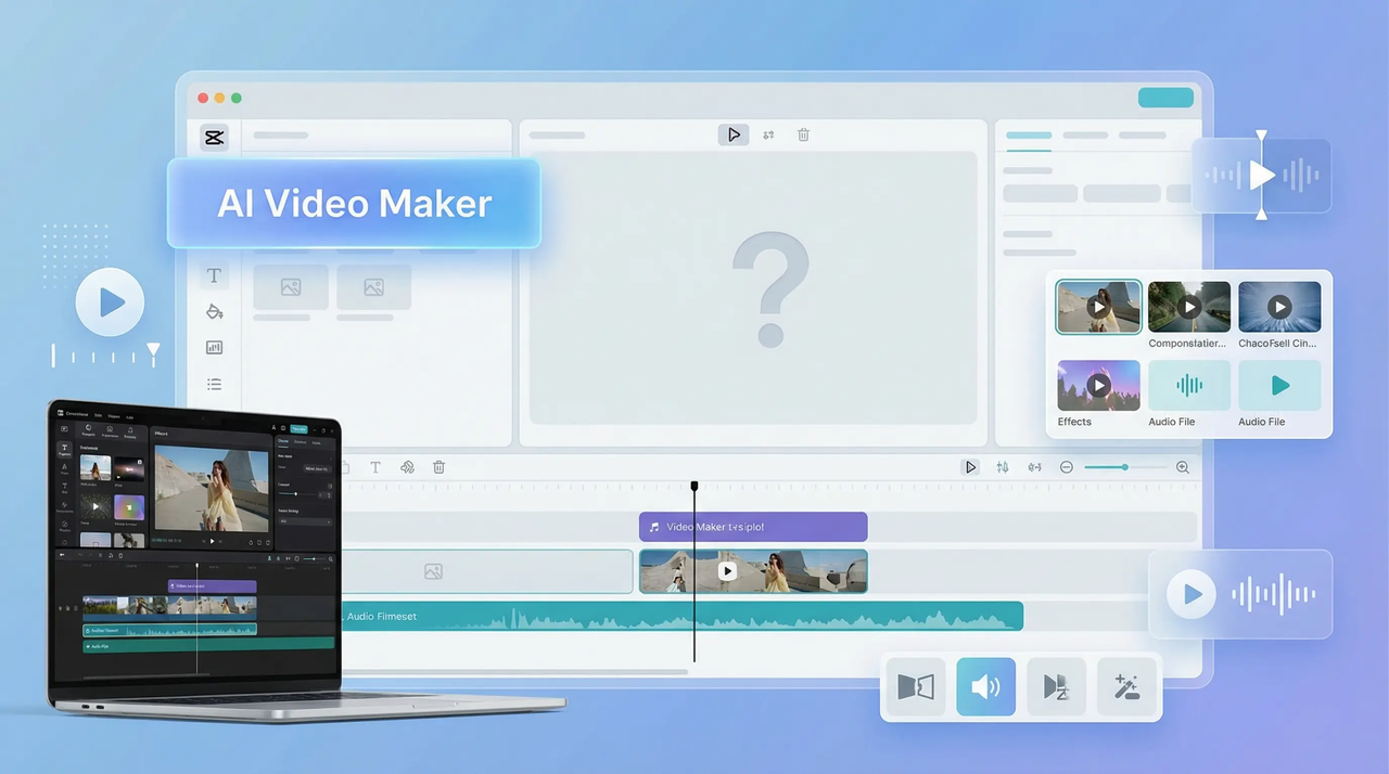 AI video maker on CapCut Desktop