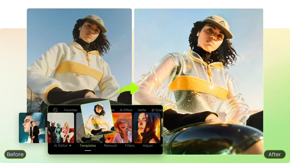 Trending Templates & AI Effects
