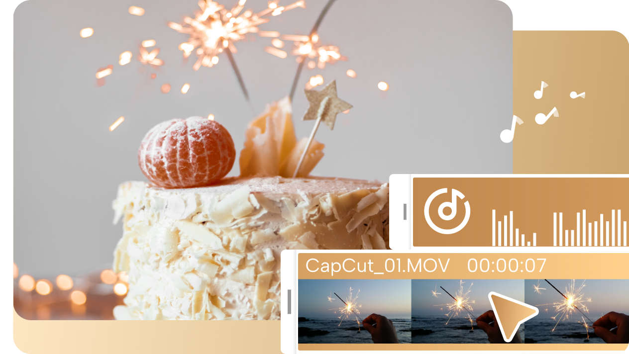 Birthday Tribute Video Production Features in CapCut
