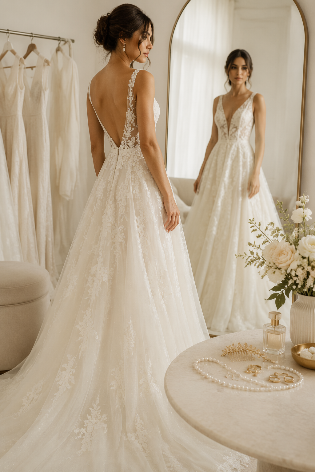 Dreamina wedding outfit try on hero example 3